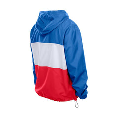 Buffalo Bills New Era Ripstop Quarter-Zip Hooded Windbreaker