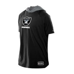 Las Vegas Raiders New Era Combine Authentic Hooded Raglan Short-Sleeve T-Shirt