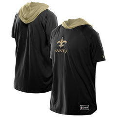 New Orleans Saints New Era Combine Authentic Hooded Raglan Short-Sleeve T-Shirt