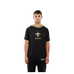 New Orleans Saints New Era Combine Authentic Hooded Raglan Short-Sleeve T-Shirt