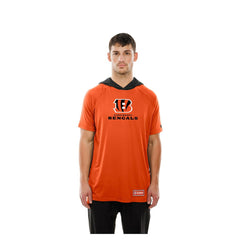 Cincinnati Bengals New Era Combine Authentic Hooded Raglan Short-Sleeve T-Shirt