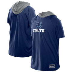 Indianapolis Colts New Era Combine Authentic Hooded Raglan Short-Sleeve T-Shirt