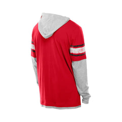 San Francisco 49ers New Era Twofer Layered Long Sleeve Hoodie T-Shirt