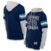 Tennessee Titans New Era Twofer Layered Long Sleeve Hoodie T-Shirt