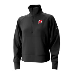 New Jersey Devils Columbia Women's Wickhams Hills Raglan Omni-Wick Half-Zip Pullover Sale