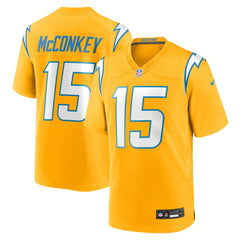 Los Angeles Chargers Nike Ladd McConkey Alternate Charger Power Game Player Jersey
