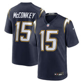 Los Angeles Chargers Nike Ladd McConkey Alternate Super Chargers Game Player Jersey