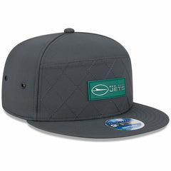 New York Jets New Era 2025 Sideline Cold Weather Split Panel 9FIFTY Snapback Hat