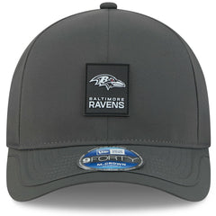 Baltimore Ravens New Era 2025 Sideline Cold Weather 9FORTY M-Crown Adjustable Hat