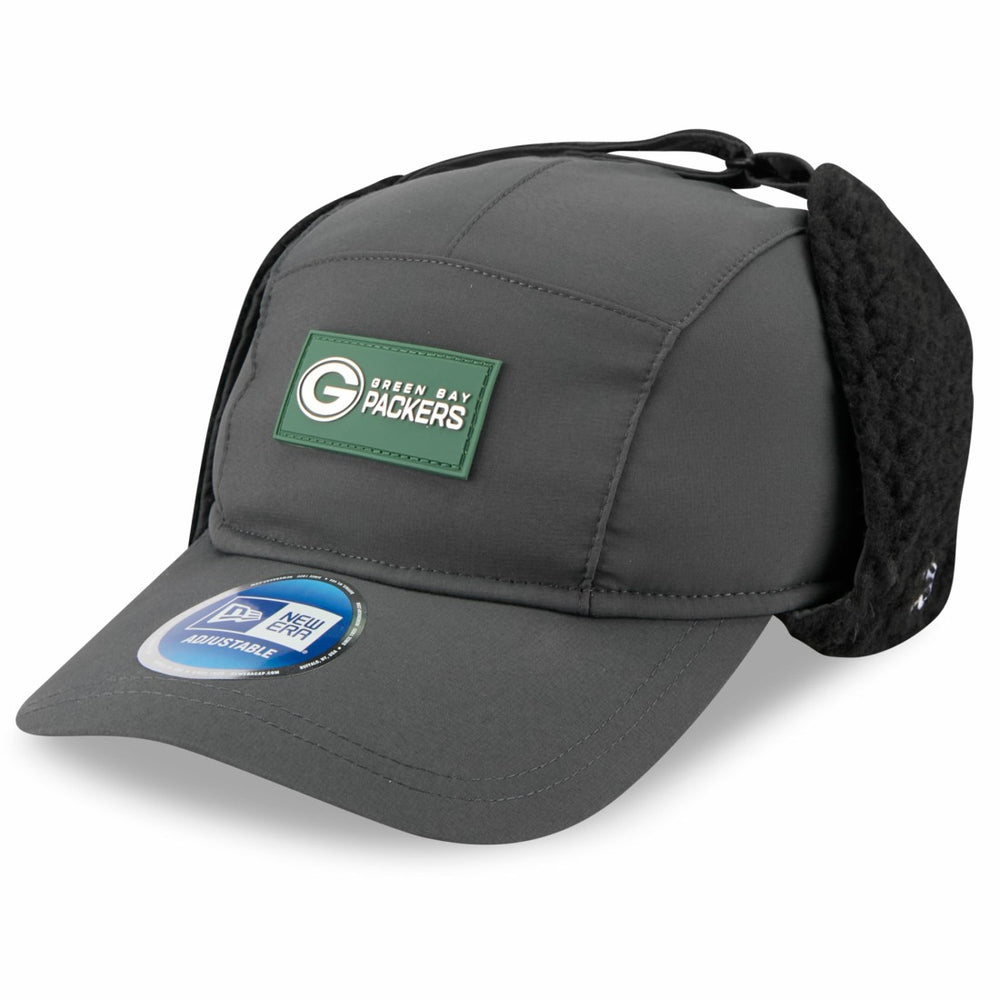 Green Bay Packers New Era 2025 Sideline Cold Weather Runner Dog Ear Adjustable Hat