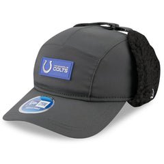 Indianapolis Colts New Era 2025 Sideline Cold Weather Runner Dog Ear Adjustable Hat