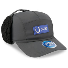 Indianapolis Colts New Era 2025 Sideline Cold Weather Runner Dog Ear Adjustable Hat