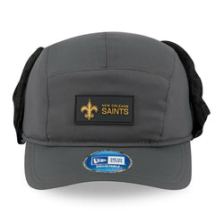New Orleans Saints New Era 2025 Sideline Cold Weather Runner Dog Ear Adjustable Hat