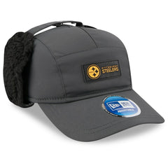 Pittsburgh Steelers New Era 2025 Sideline Cold Weather Runner Dog Ear Adjustable Hat