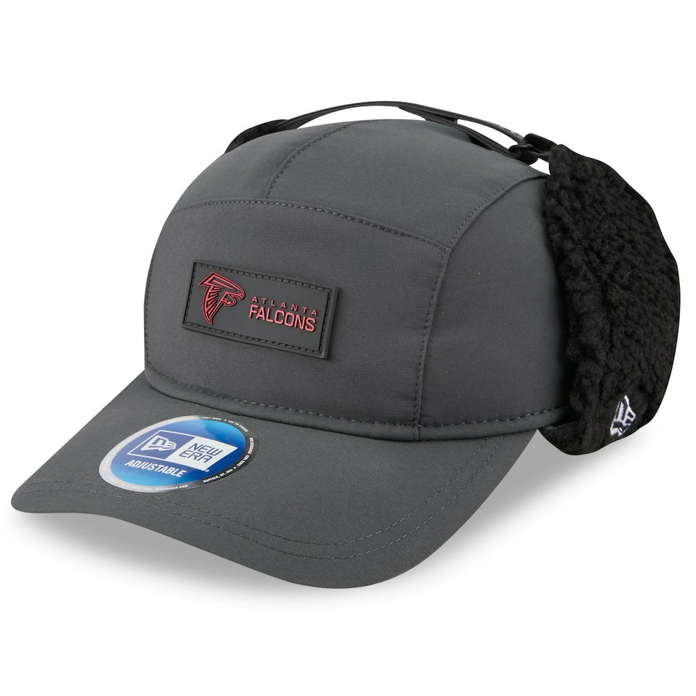 Atlanta Falcons New Era 2025 Sideline Cold Weather Runner Dog Ear Adjustable Hat