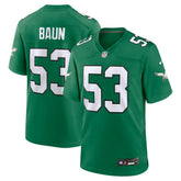 Philadelphia Eagles Nike Zack Baun Alternate Game Jersey