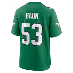 Zack Baun Philadelphia Eagles Alternate Game Jersey - Kelly Green