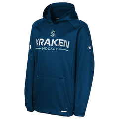 Seattle Kraken Fanatics Youth Authentic Pro Rink Raglan Hoodie On Sale