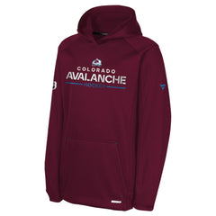 Colorado Avalanche Fanatics Youth Authentic Pro Rink Raglan Hoodie Online