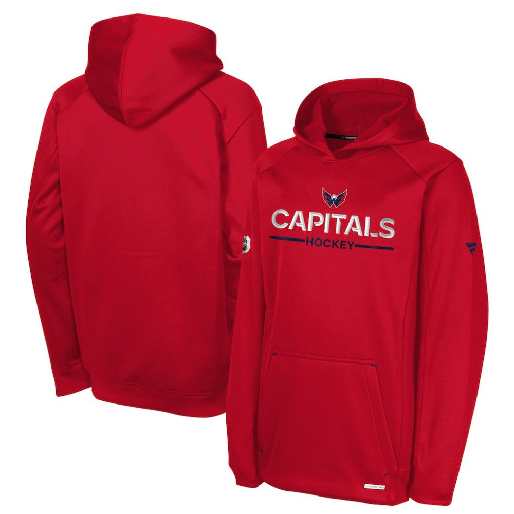 Washington Capitals Fanatics Youth Authentic Pro Rink Raglan Hoodie Online