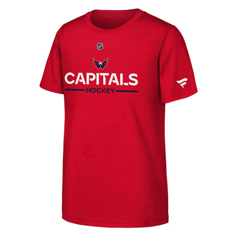 Washington Capitals Fanatics Youth Authentic Pro Wordmark T-Shirt Discount