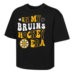 Boston Bruins Outerstuff Girls Youth In My Era Boxy T-Shirt Sale