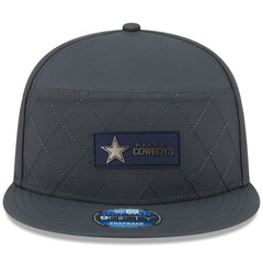 Dallas Cowboys New Era 2025 Sideline Cold Weather Split Panel 9FIFTY Snapback Hat