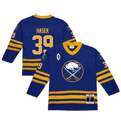 Dominik Hasek Buffalo Sabres Mitchell & Ness 1995-96 Power Play Jersey Sale
