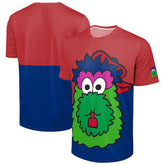 Philadelphia Phillies FOCO Big Logo Mascot T-Shirt | MLB Sale