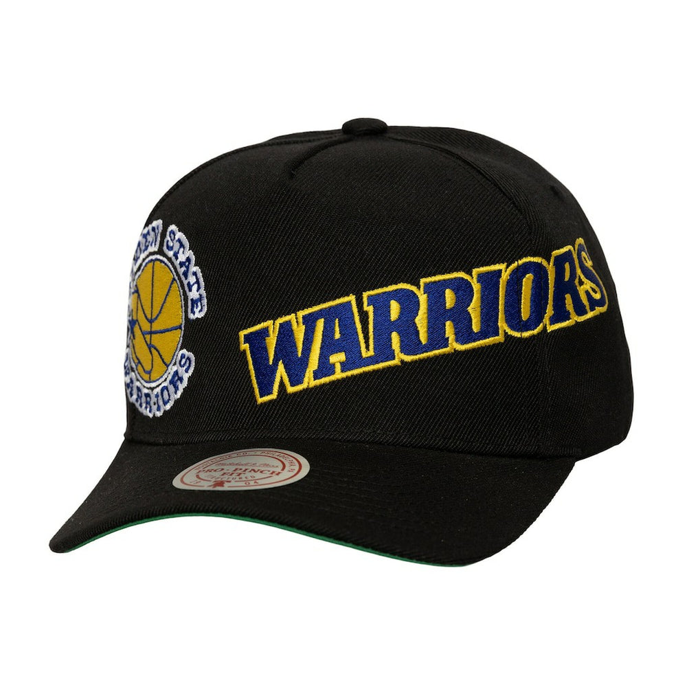 Golden State Warriors Busted Logo Wordmark Wrap-Around Pro Pinch Adjustable Hat sale Discount