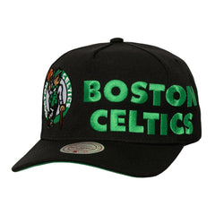 Boston Celtics Busted Logo Wordmark Wrap-Around Pro Pinch Adjustable Hat Discount