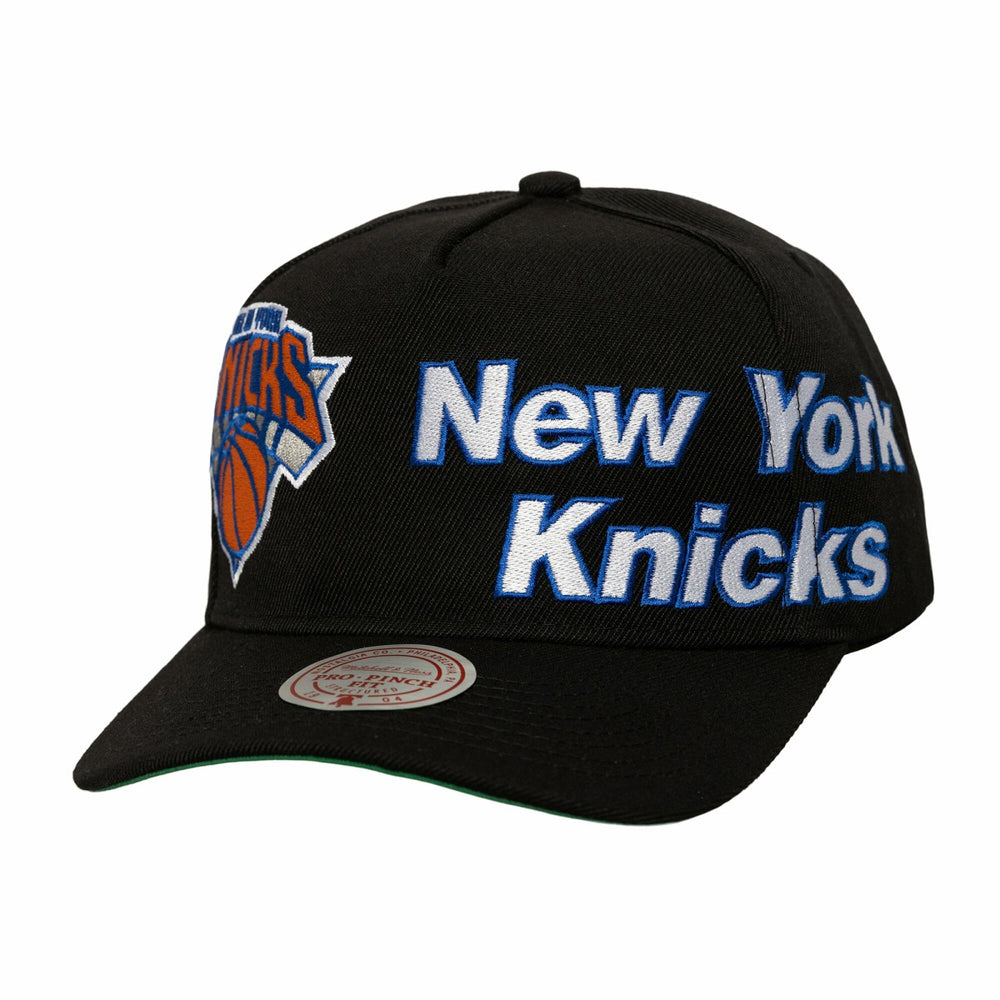 New York Knicks Busted Logo Wordmark Wrap-Around Pro Pinch Adjustable Hat Discount