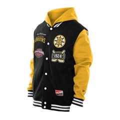 Boston Bruins New Era Full-Snap Fleece Hoodie Jacket Discount