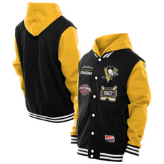 Pittsburgh Penguins New Era Full-Snap Fleece Hoodie Jacket Online