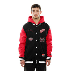 Detroit Red Wings New Era Full-Snap Fleece Hoodie Jacket On Sale
