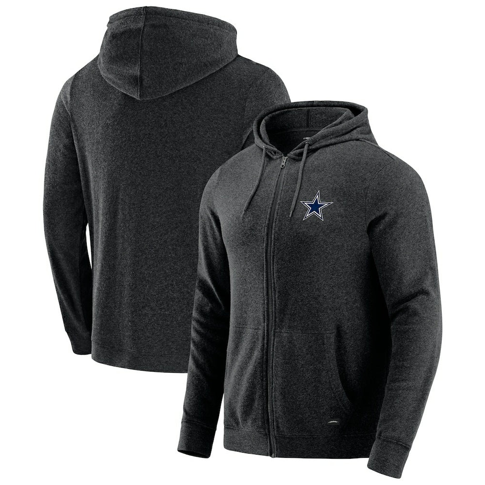 Dallas Cowboys J. Palmer Players Lounge Tri-Blend Full-Zip Hoodie