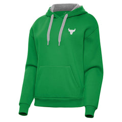 Chicago Bulls Antigua Women's St. Patrick's Day Victory Pullover Hoodie sale Online