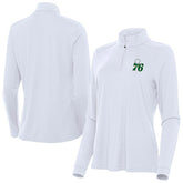 Philadelphia 76ers Antigua Women's St. Patrick's Day Intent Quarter-Zip Top Discount