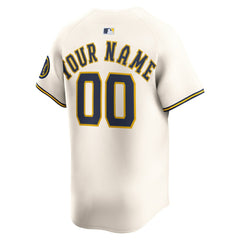 Milwaukee Brewers Nike Home Limited Custom Jersey | MLB US