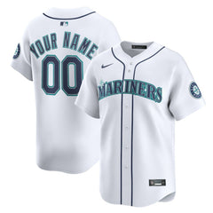 Seattle Mariners Nike Home Limited Custom Jersey | MLB Discount