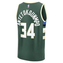 Giannis Antetokounmpo Milwaukee Bucks Fast Break Replica Player Jersey On Sale
