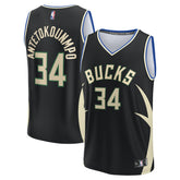 Giannis Antetokounmpo Milwaukee Bucks Fast Break Replica Player Jersey Discount