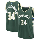 Giannis Antetokounmpo Milwaukee Bucks Youth Fast Break Replica Player Jersey On Sale