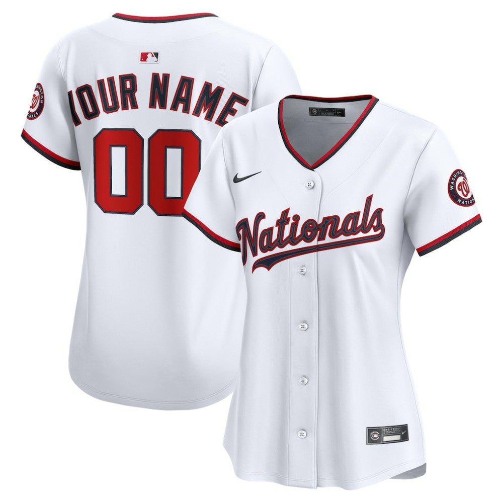 Washington Nationals Nike Women's Home Limited Custom Jersey | MLB Discount