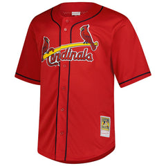 Mark McGwire St. Louis Cardinals Mitchell & Ness Big & Tall Cooperstown Mesh Batting Practice Jersey | MLB Discount