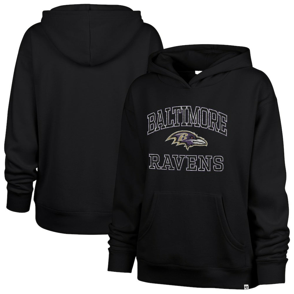 Baltimore Ravens 47 brand '47 Women's Clarity Naomi Hoodie