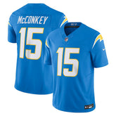Los Angeles Chargers Nike Ladd McConkey Team Vapor F.U.S.E. Limited Jersey
