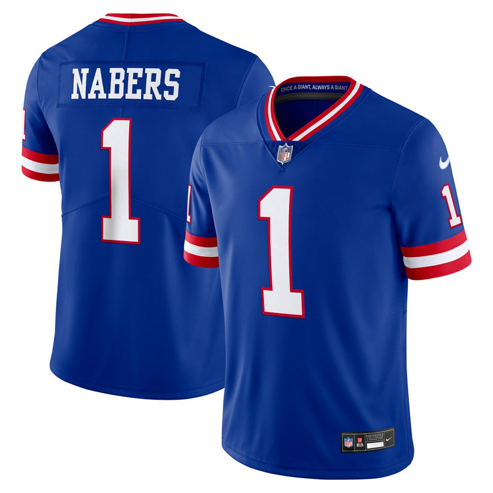 New York Giants Nike Malik Nabers Alternate 2 Legacy Vapor Untouchable Limited Jersey