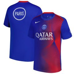 Paris Saint-Germain Third 2025/26 Academy Pro Pre-Match Top Royal - Nike