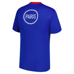 Paris Saint-Germain Third 2025/26 Academy Pro Pre-Match Top Royal - Nike